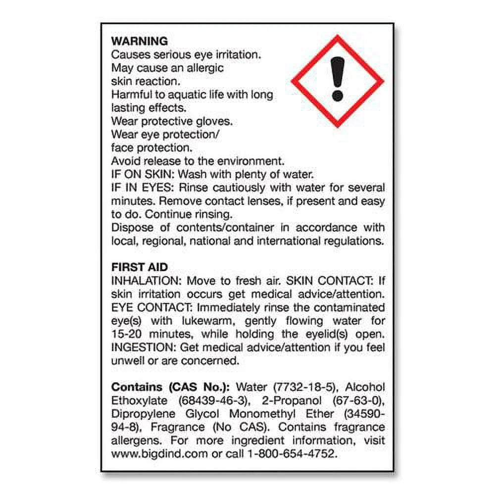 Lemon Scent Deodorant, 1 gal Bottle, 4/Carton Q524870