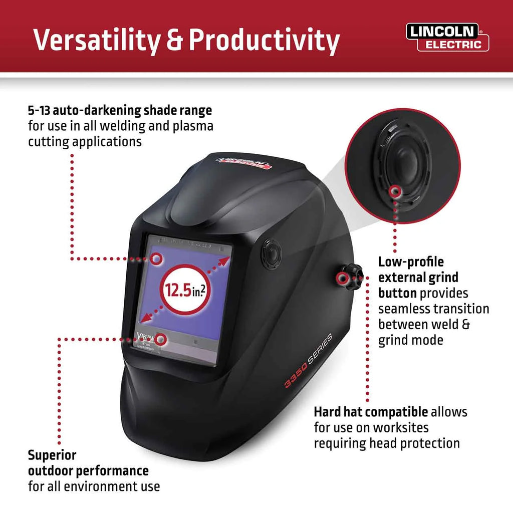 Auto Darkening Welding Helmet with 4C Lens Technology C618657