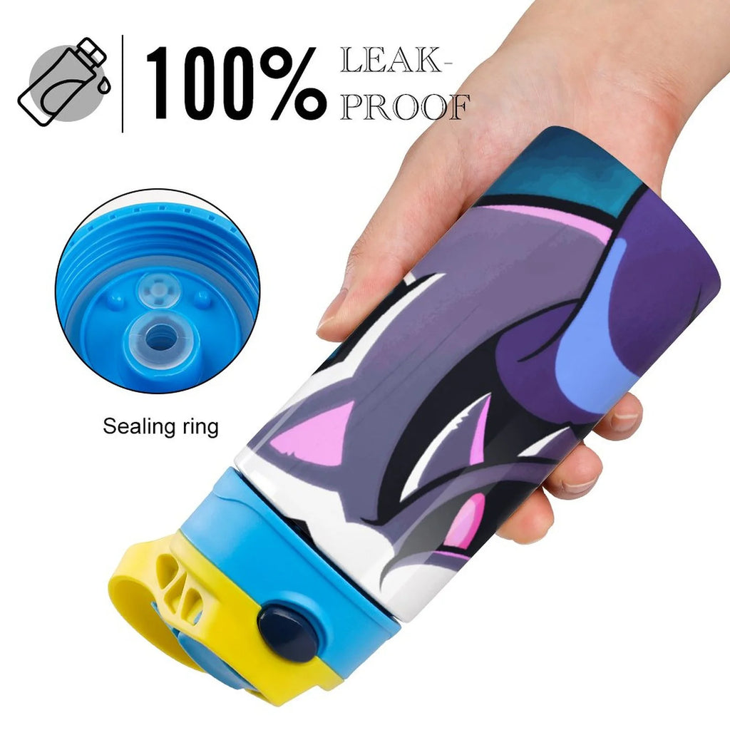 Insulated Stainless Steel Water Bottle with Straw E96192