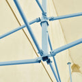 Cream Steel Frame Patio Sun Shade Shelter Party Tent Canopy M499730