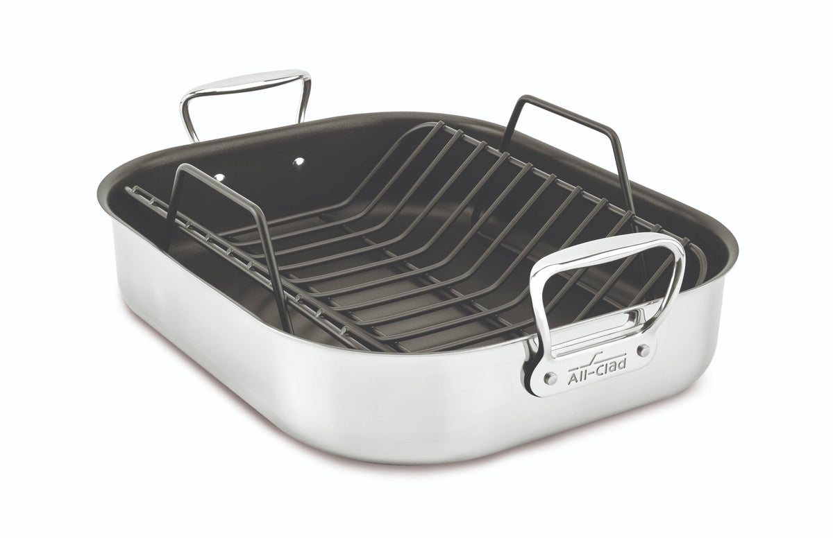 Large Nonstick Roasting Pan with Rack O17026