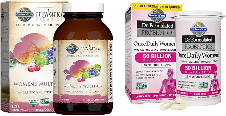 120 Tablets & 30 Capsules Vitamins for Women 40 Plus Probiotics L80187