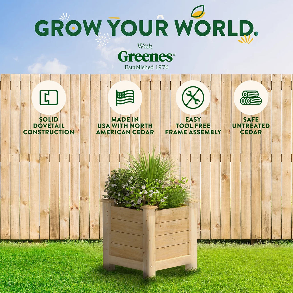 Cedar Elevated Planter J4251