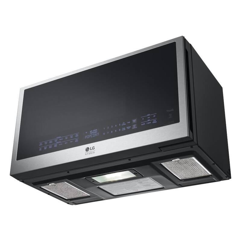 30 in. 1.7 cu. ft. Over-the-Range Smart Convection Microwave Oven with Air Fry F1180