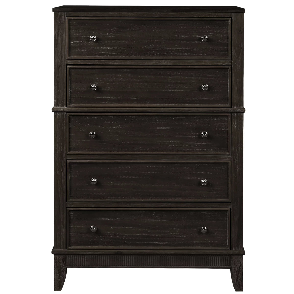 5 Drawers Solid Wood Chest P607
