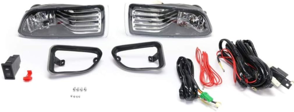 Pair Halogen Fog Light Assembly with Clear Lens P617391