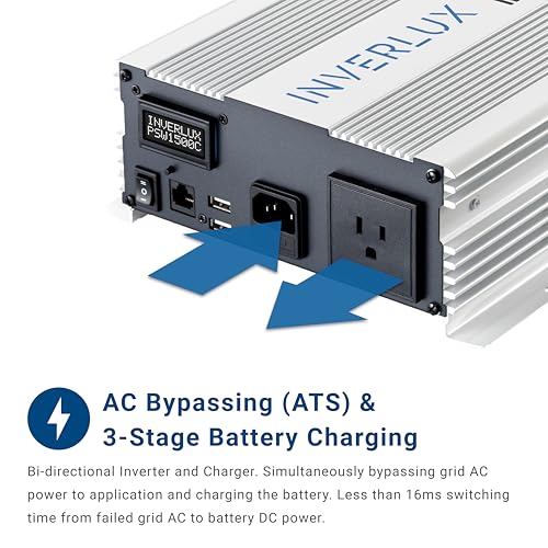 1500W Pure Sine Wave Inverter Charger with App Control F255771