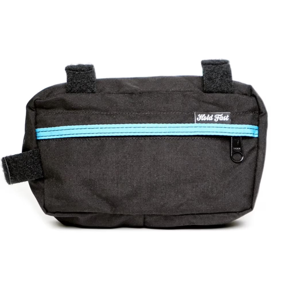 Black Bicycle Frame Bag with Zipper and Hook & Loop Fasteners N8666