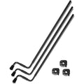 Black 3 Floor Tom Legs with Memory Locks J913698