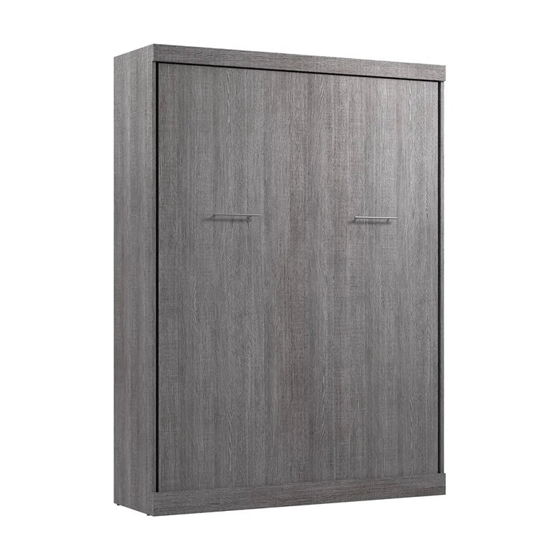 Queen Wall Bed in Bark Gray L844790