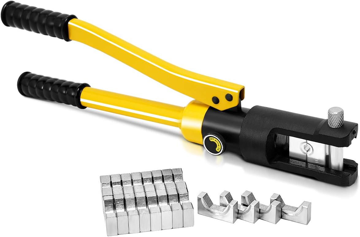16 Ton Hydraulic Wire Crimper with 11 Dies B4265
