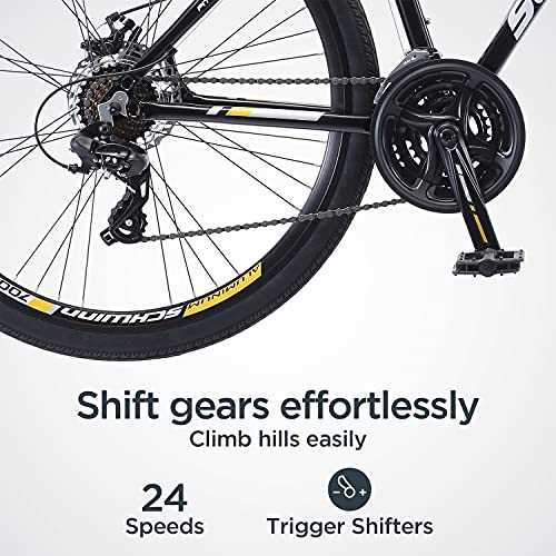 700c Wheel Hybrid Bike with Aluminum Frame Y859
