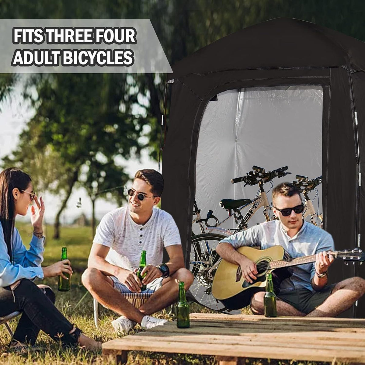 Bike Storage Sheds, Waterproof Portable Bike Shed Tent U660399