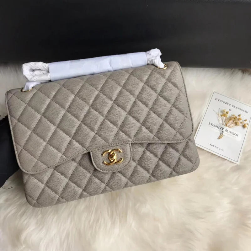 Caviar Calfskin 30Cm Flap Bag W636805