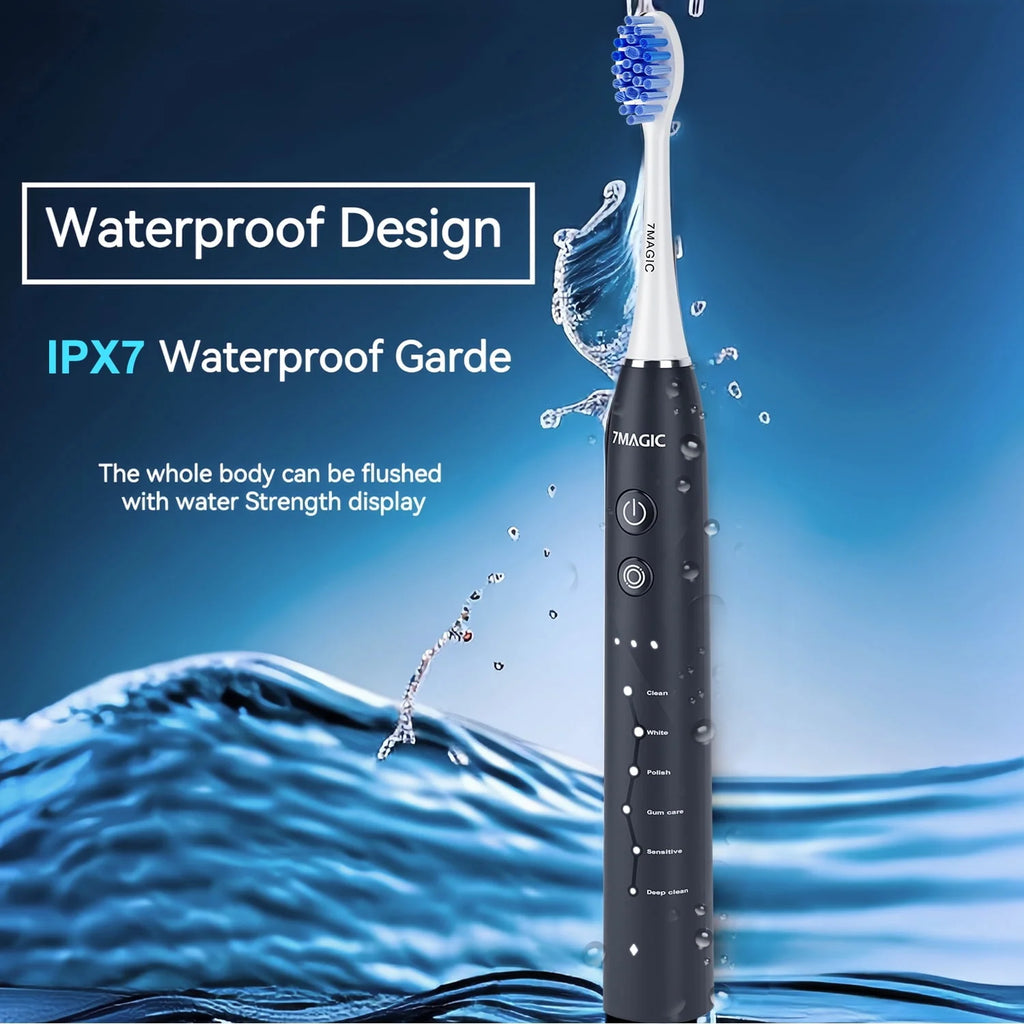 Electric Toothbrush with 6 Modes and Travel Case A824