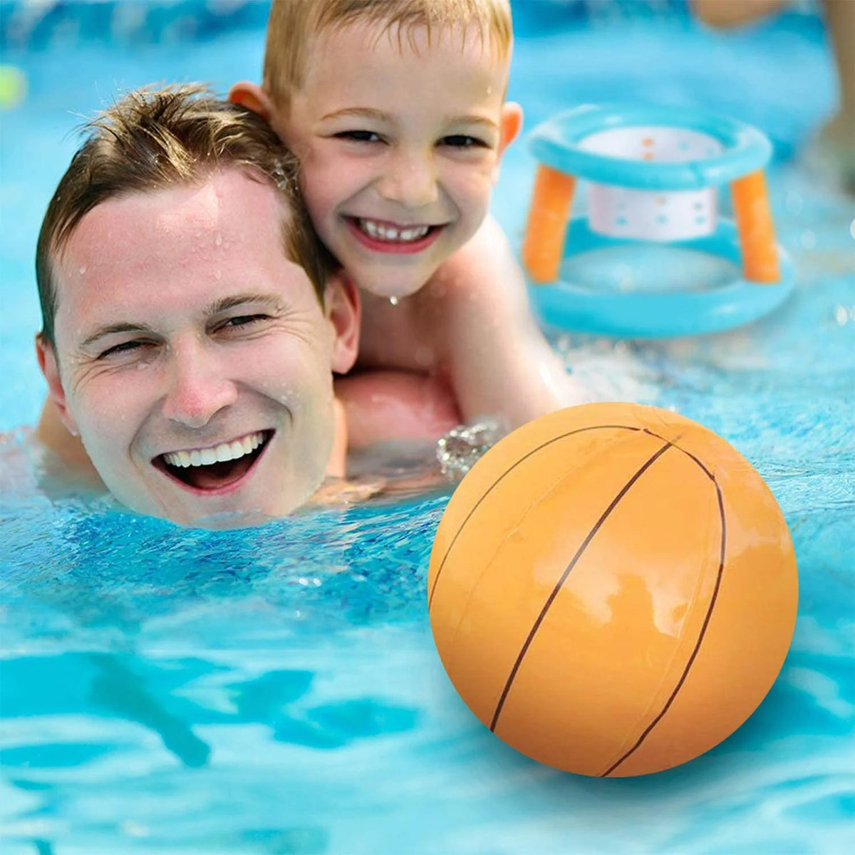 Inflatable Swimming Pool Volleyball Set with Balls Q89586