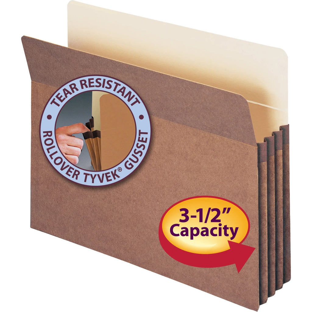 Redrope File Pockets Letter 3.5" Exp 25/BX J366852