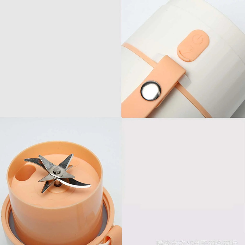 Orange 340ml Rechargeable Electric Juicer Cup F865