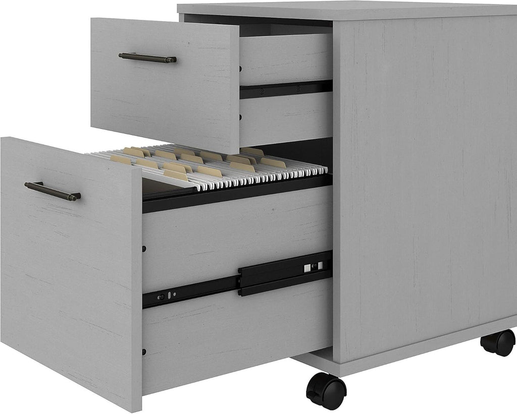 2 Drawer Mobile File Cabinet, Cape Cod Gray C342344