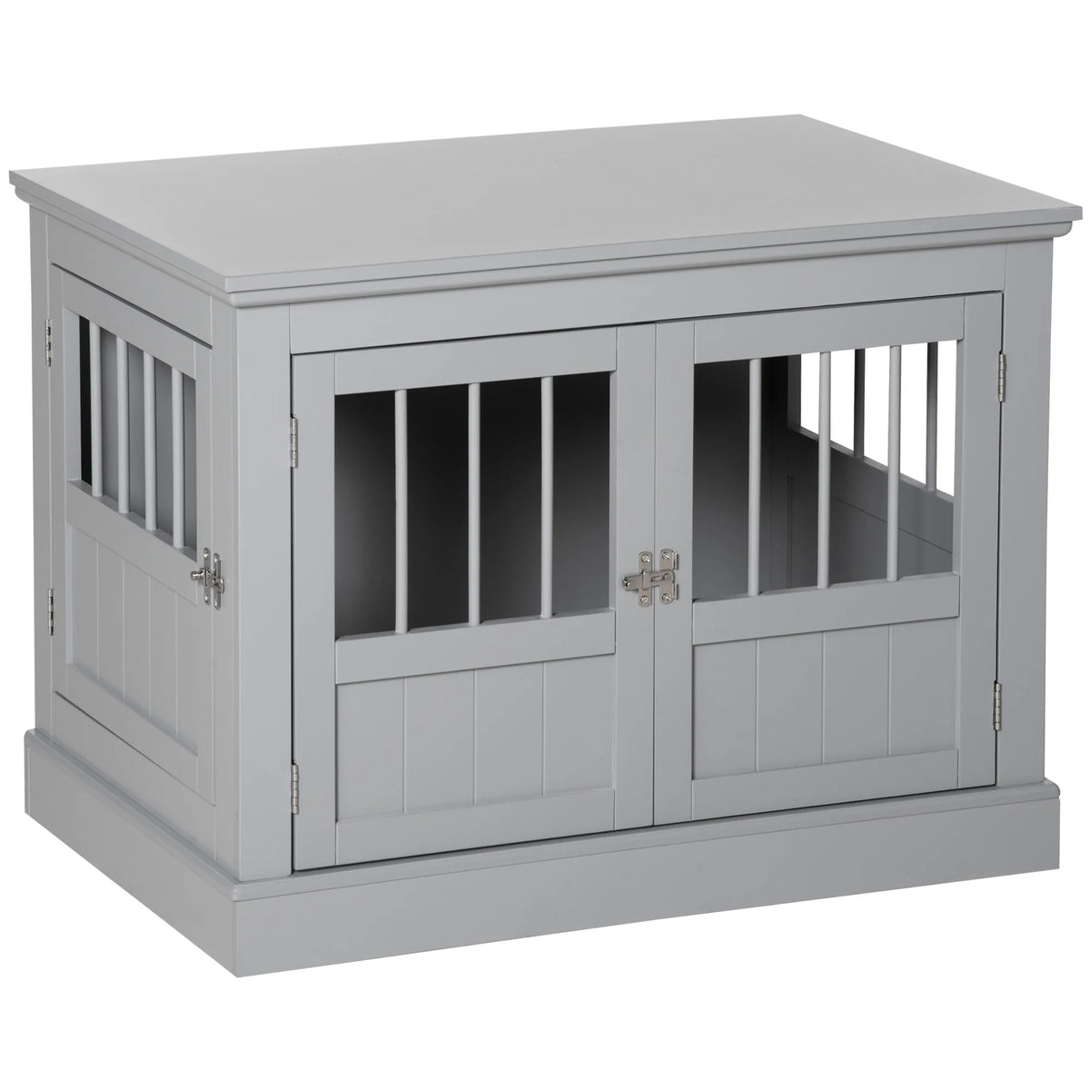 Dark Grey Cat Litter Box Enclosure Side Table Q730