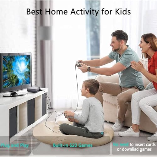 Mini Console with 620 Preloaded Games and Dual Controllers W68061
