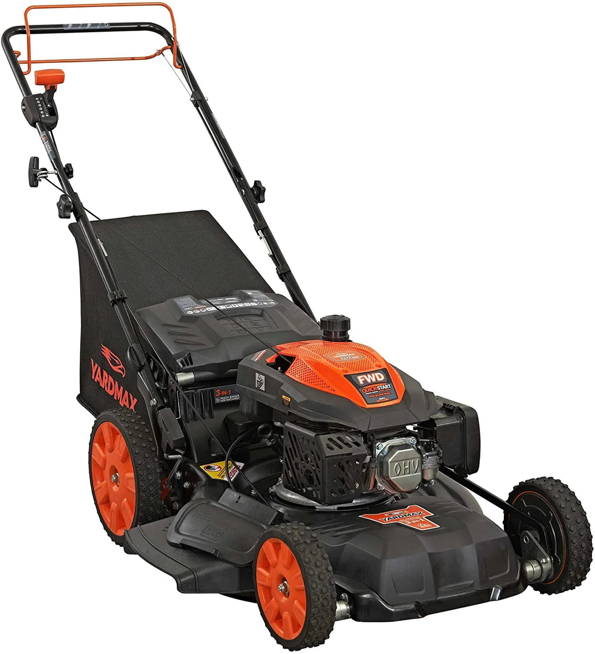 22 in. 201cc 6 Speed Gas Self Propelled Lawn Mower H78249