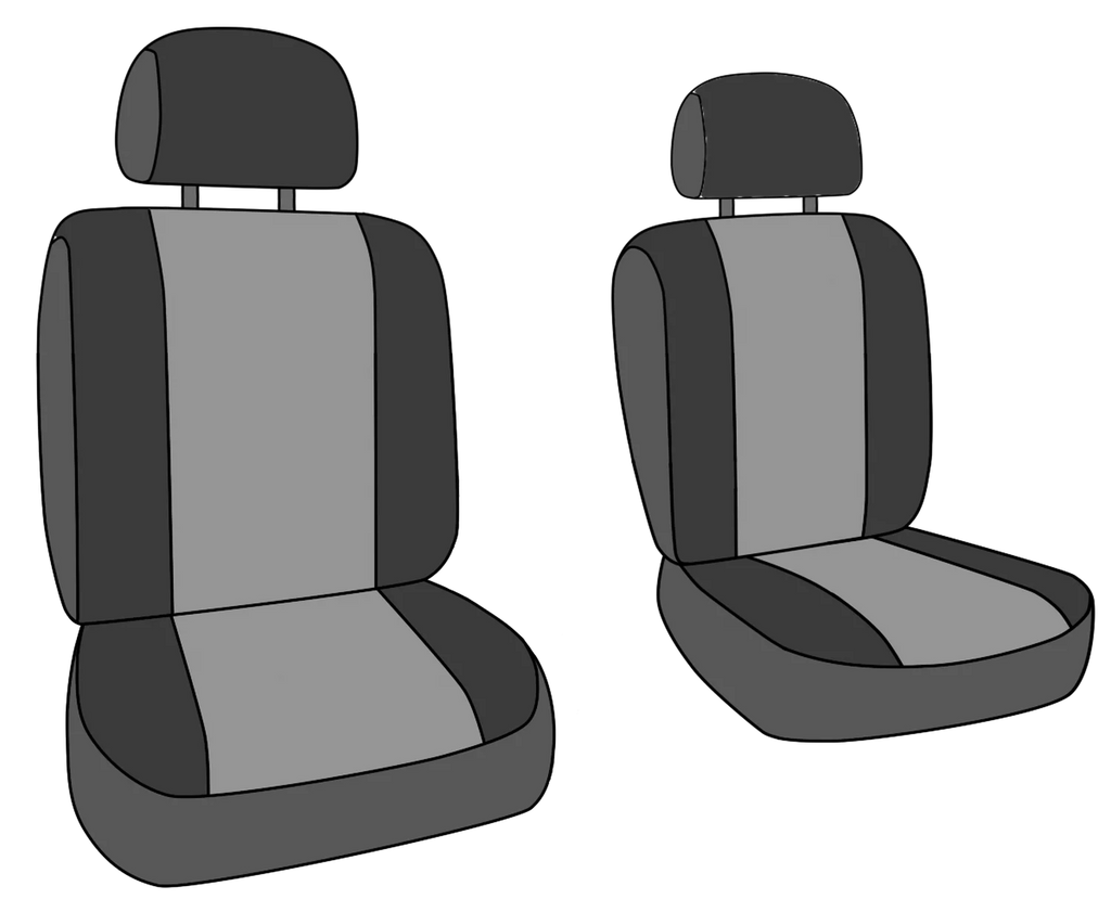 Charcoal Tweed Front Bucket Seat Covers H269