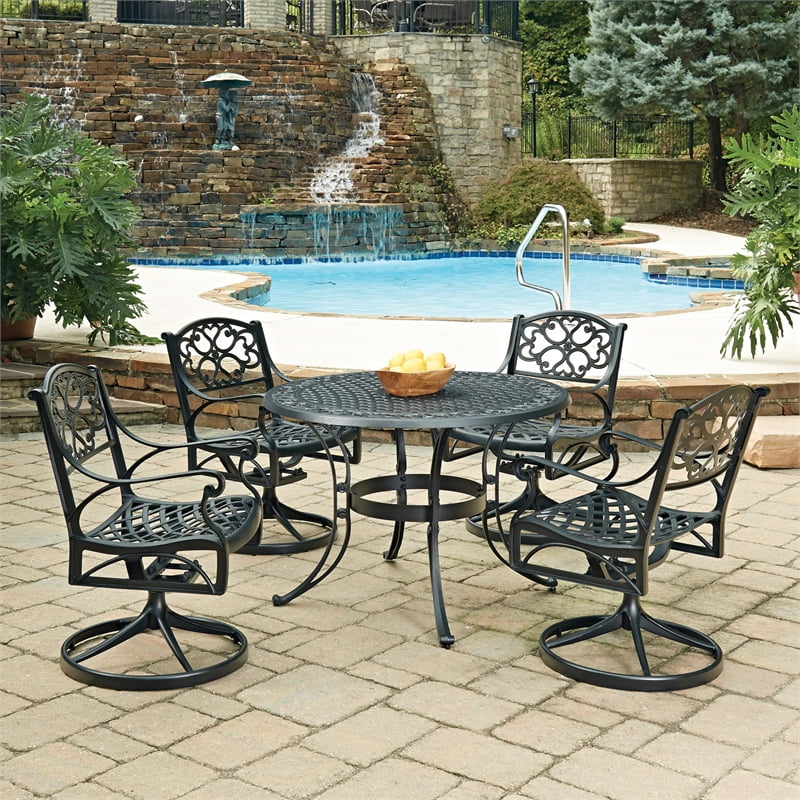 Brown Aluminum Outdoor Dining Table W15642