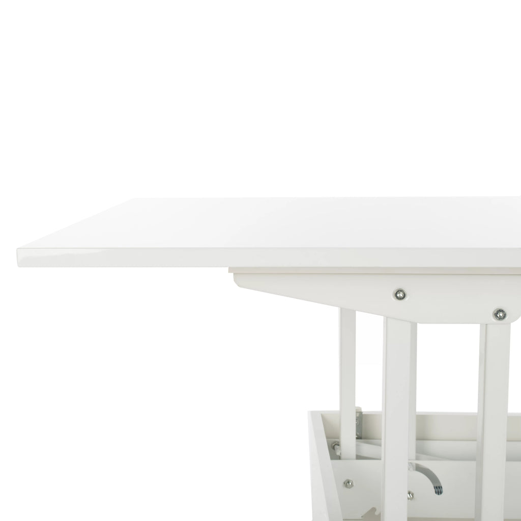 White Lift-Top Coffee Table U309216