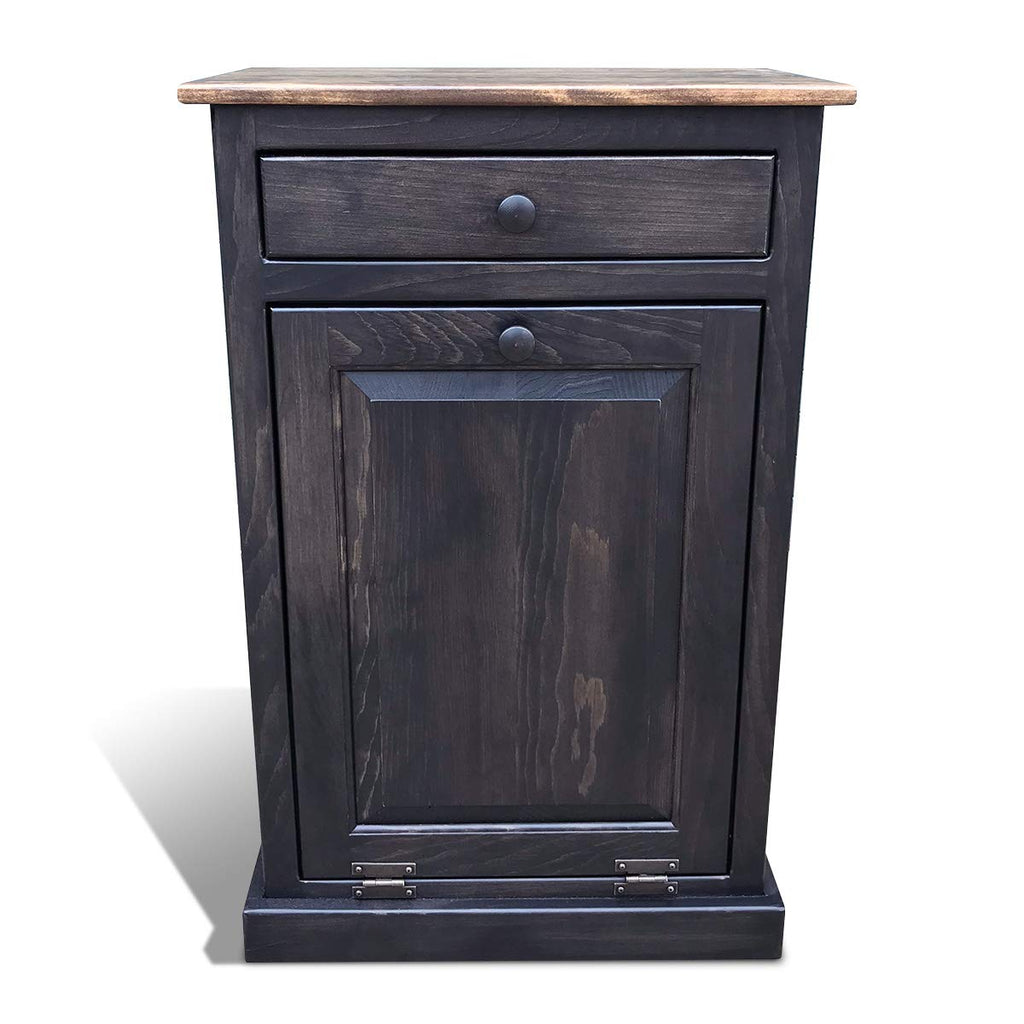 Wooden Pull Out Trash Can Cabinet D937320