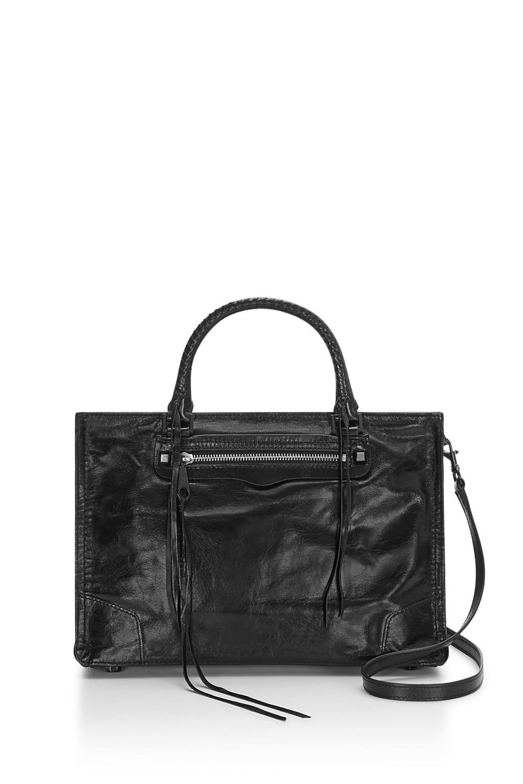 Black Satchel Tote G8589