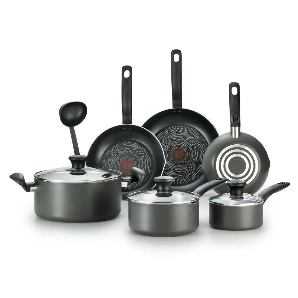 10 Piece Non-Stick Black Cookware Set M327