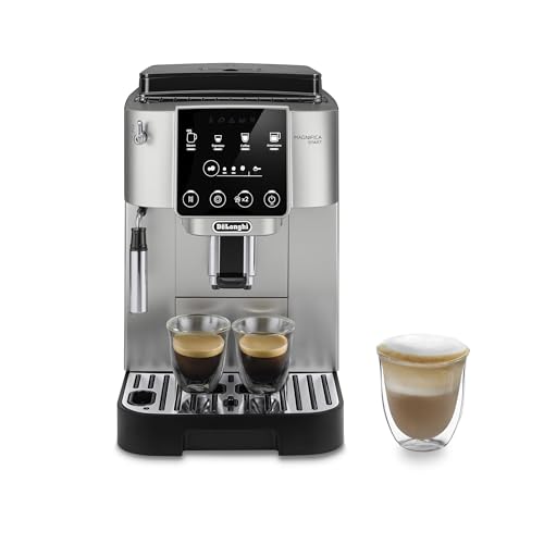 Silver Automatic Espresso & Coffee Machine with Manual Milk Frother D928