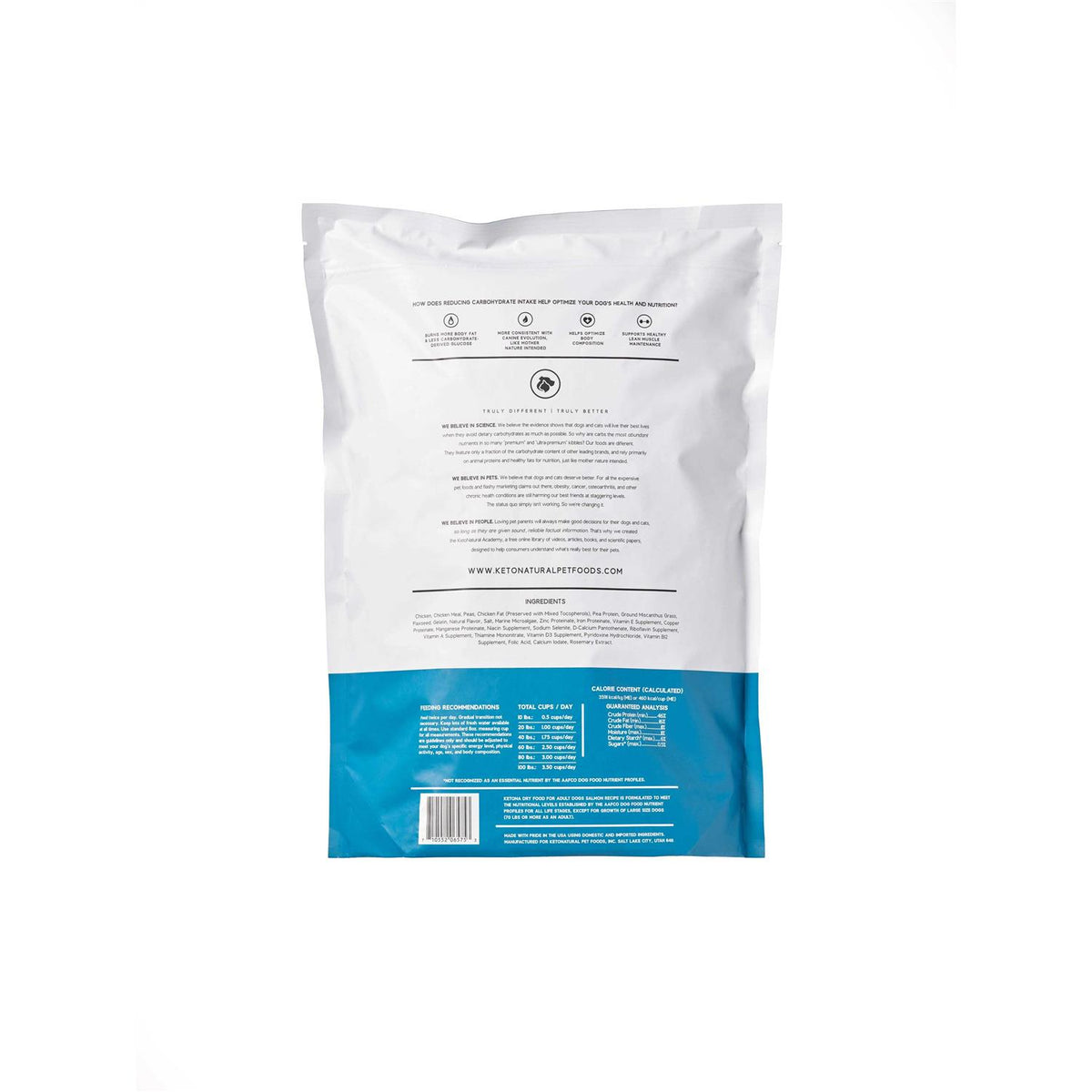 Chicken Recipe Adult Dry Dog Food Low Carb High Protein D647