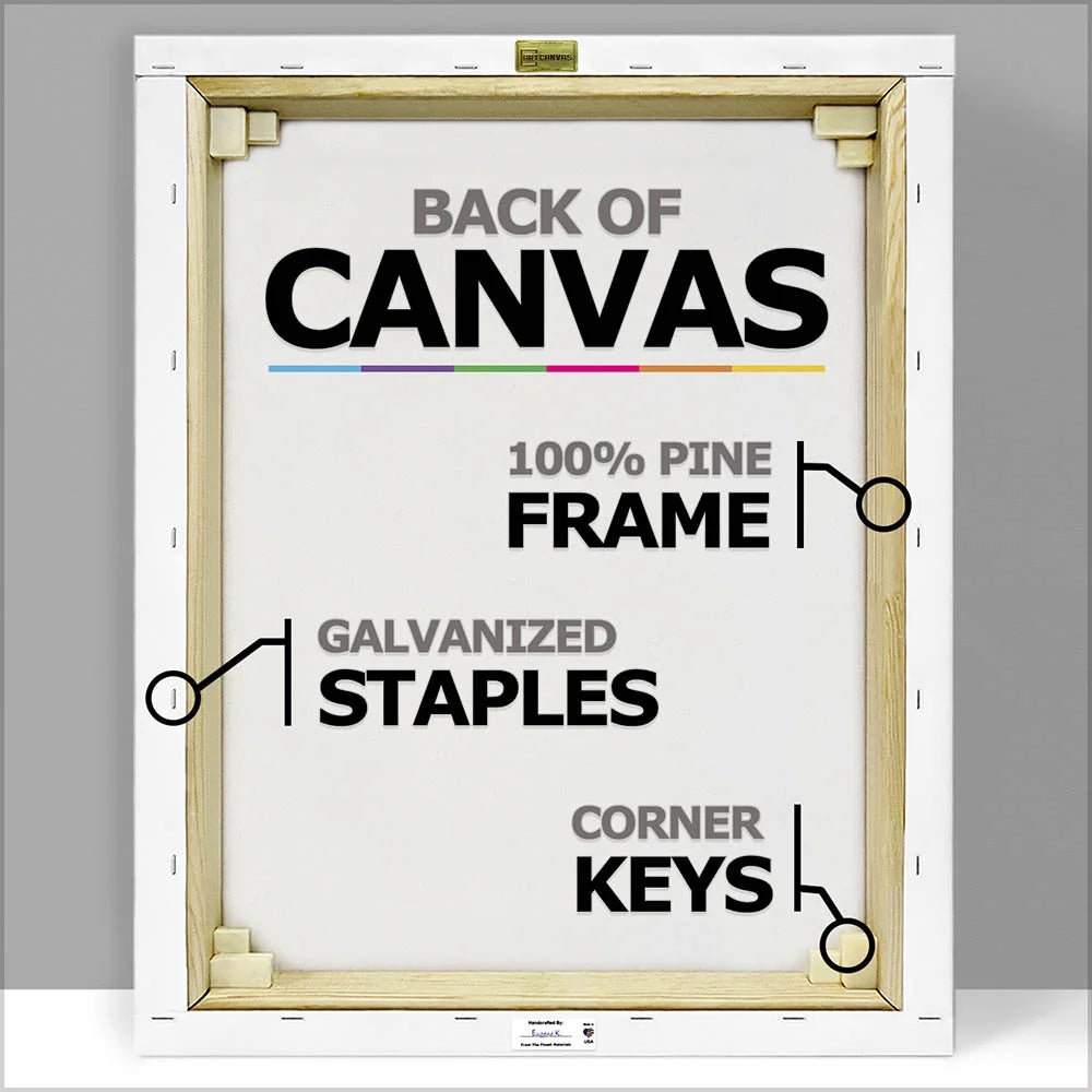 Rectangle Canvas Art Print 18" x 12" I7911
