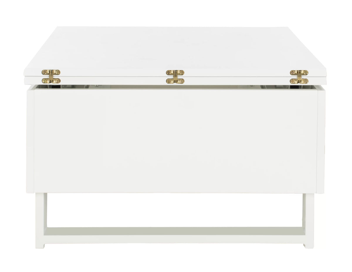 White Lift-Top Coffee Table U309216