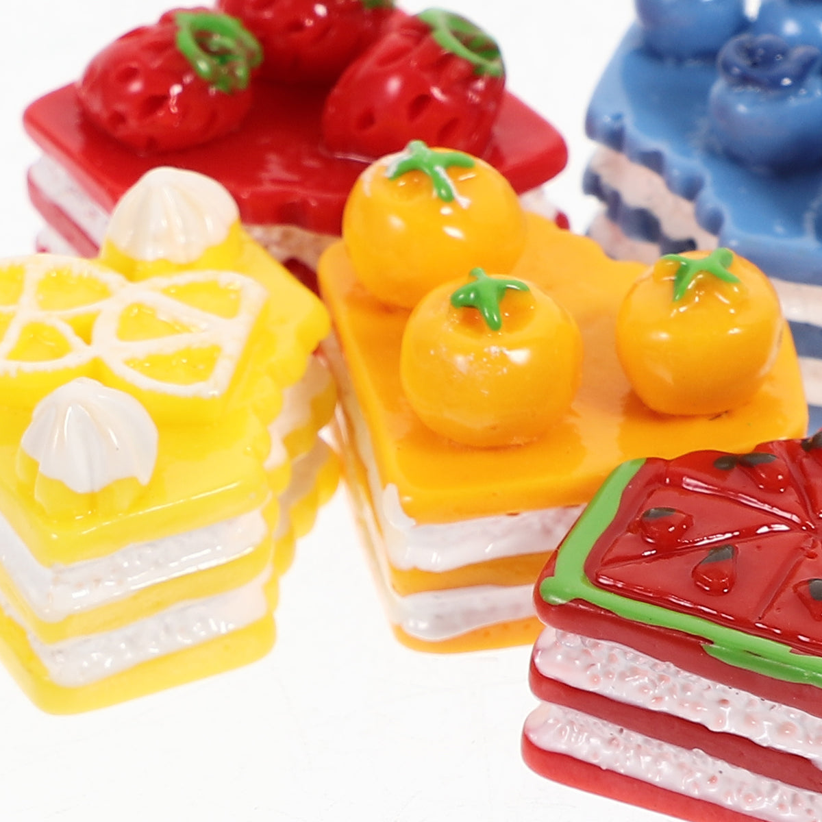 12 Pcs Simulated Mini Cake Ornaments Desserts Model H125