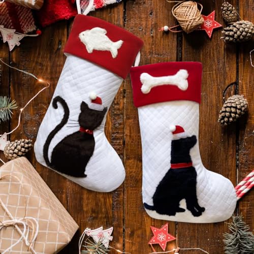 20 inch Dog Christmas Stockings Y891