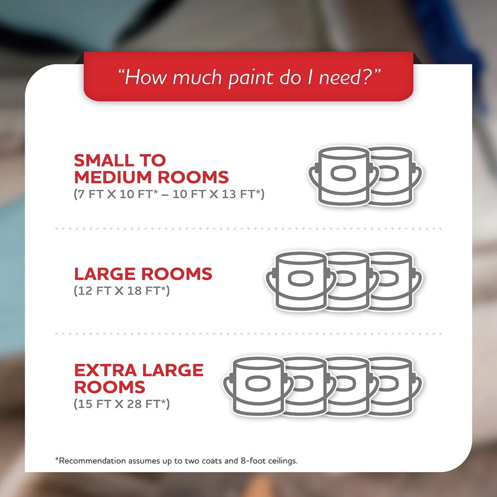 Interior Paint + Primer, Eggshell, 1 Quart B3389