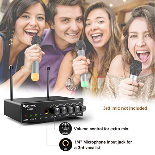UHF Dual Channel Wireless Handheld Microphone Y59569