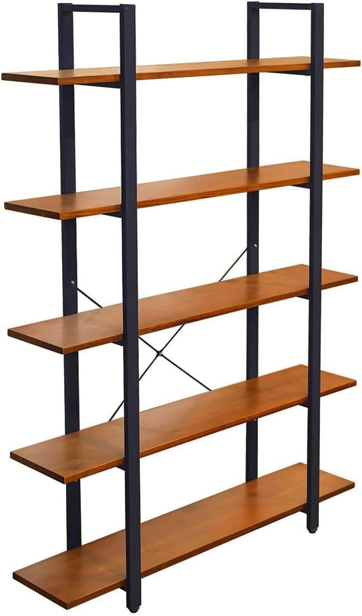 5 Tier Solid Wood Bookshelf A818153