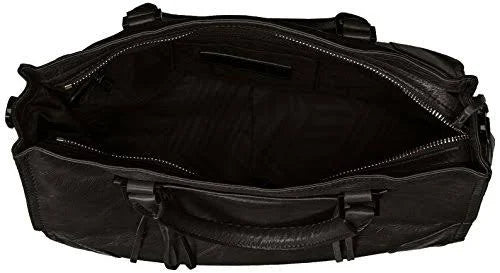 Black Satchel Tote G8589