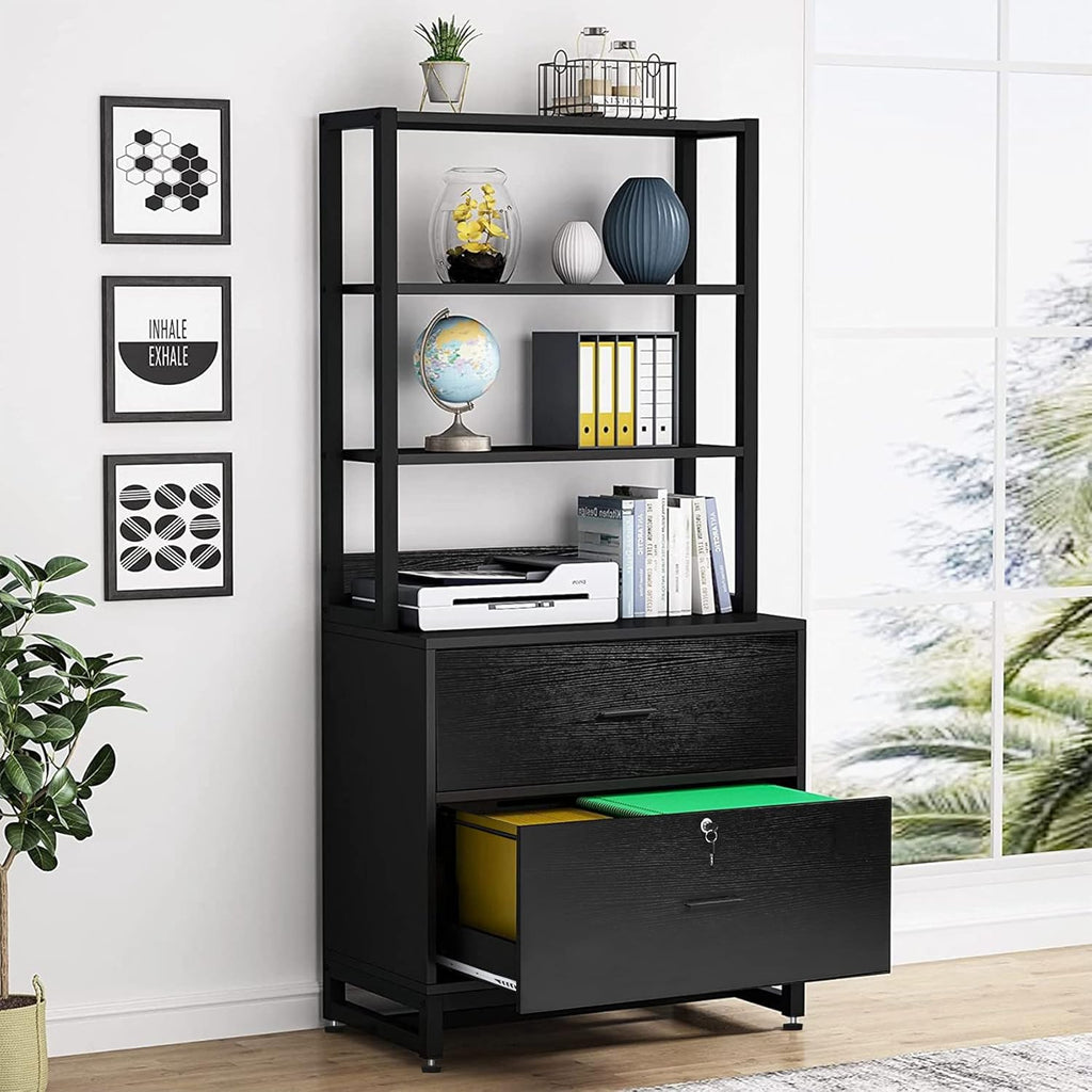2 Drawer File Cabinet with Lock P360