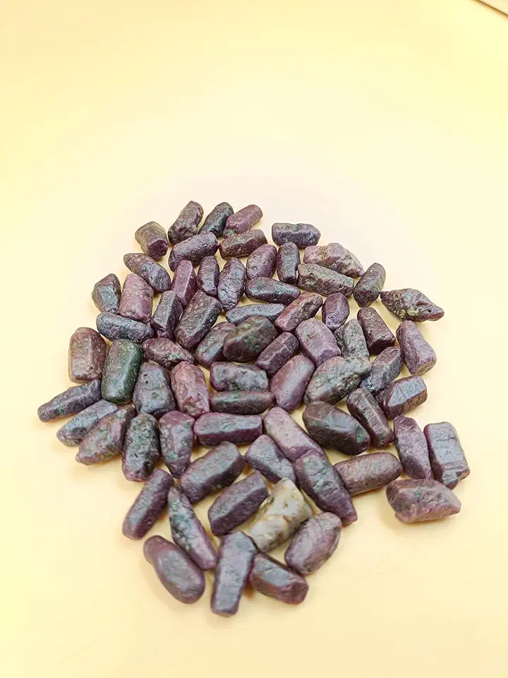 Natural Ruby Corundum Rough Crystal, 70 pcs, 125 Grams N670441