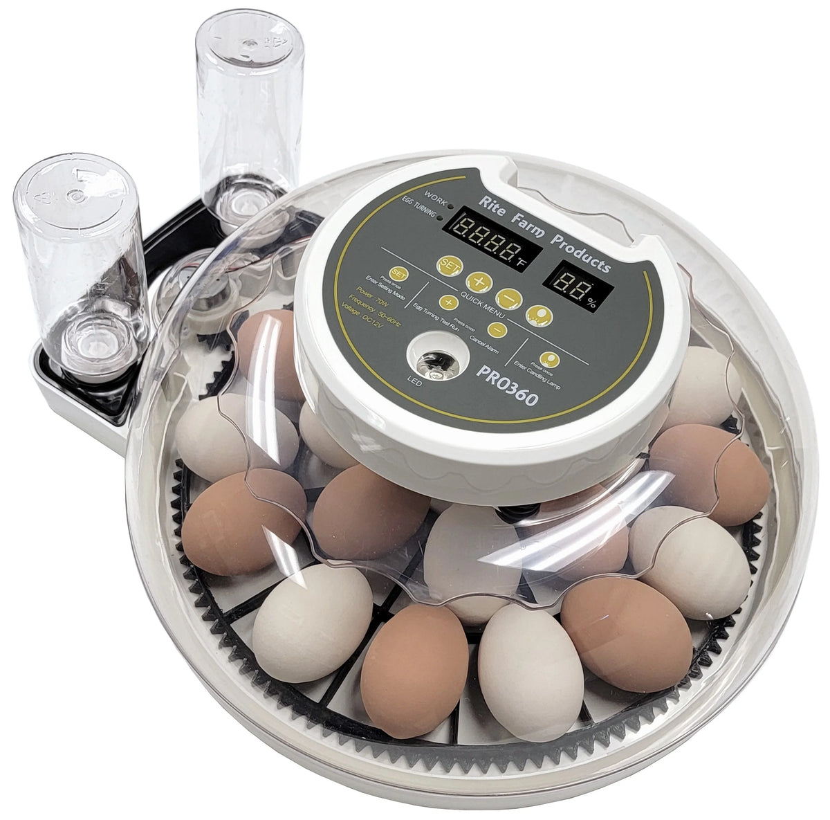 21 Egg Incubator Hatcher with 5 Turner Trays M461283