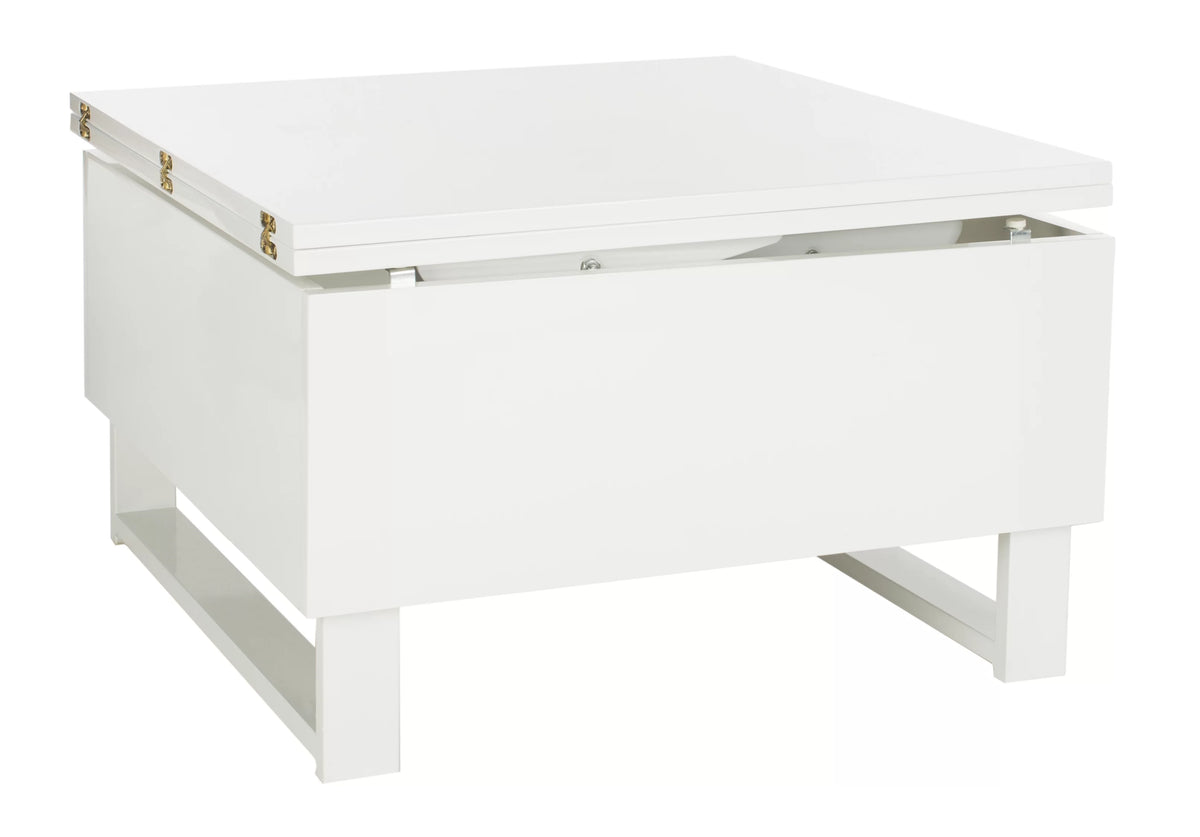 White Lift-Top Coffee Table U309216