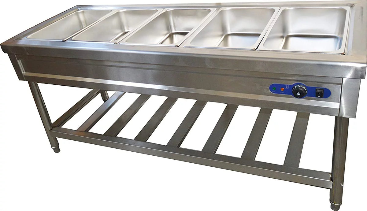 5 Pan Food Warmer Stove with Bracket W944