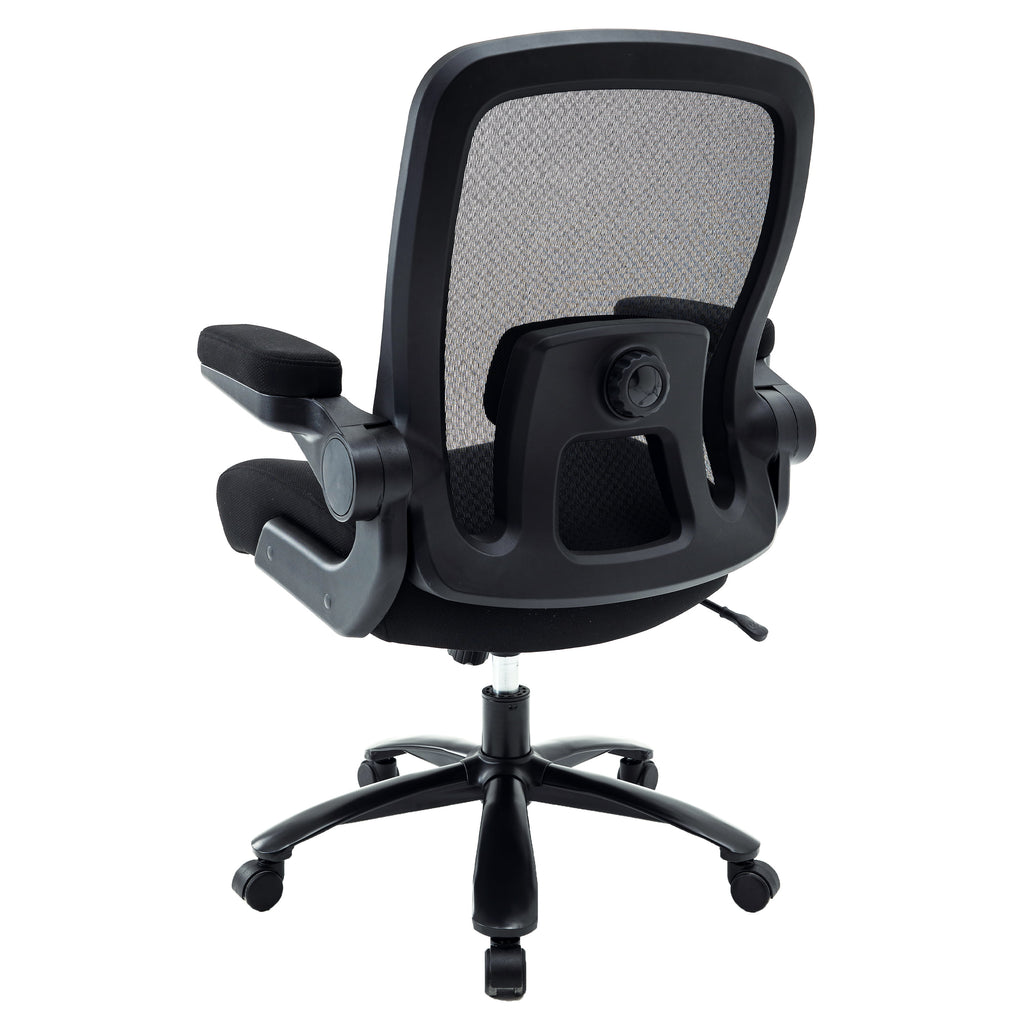 Black Mesh Office Chair with Adjustable Lumbar Support C208735