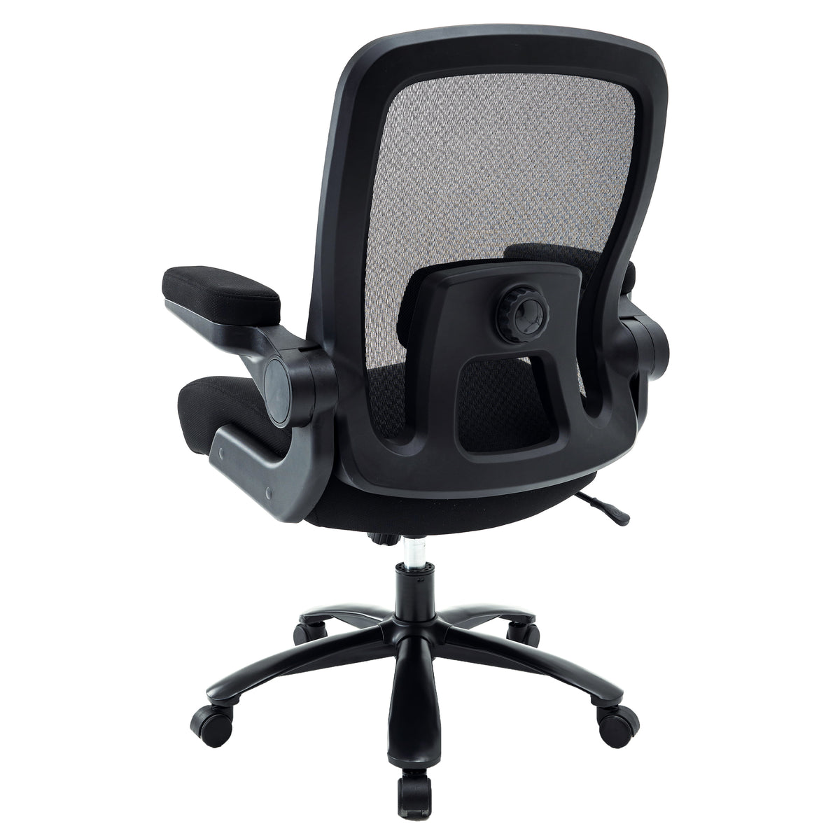 Black Mesh Office Chair with Adjustable Lumbar Support C208735