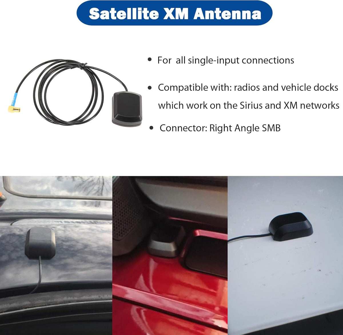 8 Ft Magnetic Satellite Radio Antenna T652